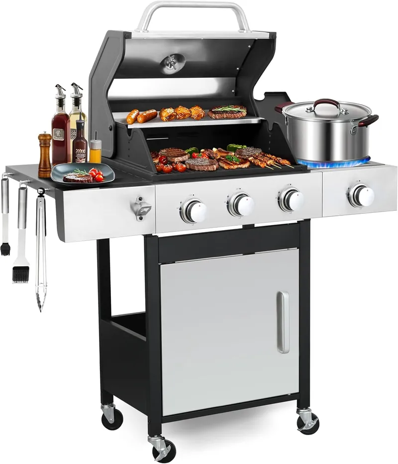 GRILL DEPOTS 3 Burner Propane Gas Grill